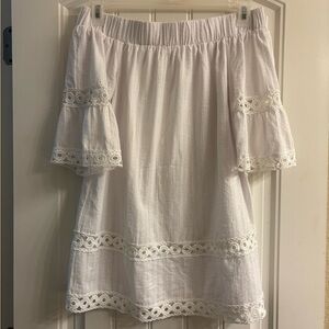 Mazik White Off-Shoulder Blouse